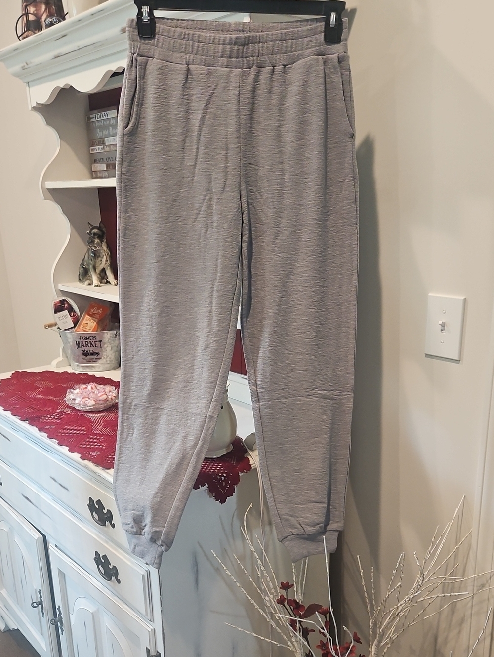 Zenana heather Gray Jogger Pants - Soft Casual Lounge Wear